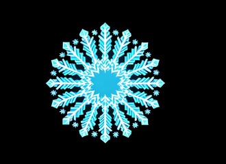 a snowy Christmas winter. Generative AI