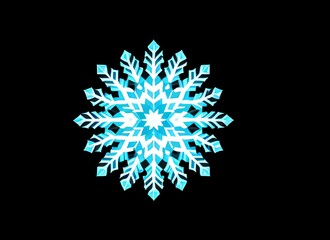 a snowy Christmas winter. Generative AI