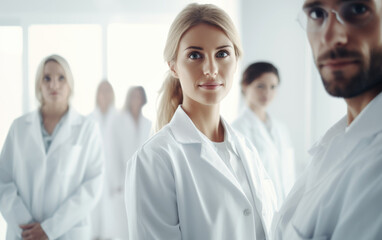 Fototapeta premium Group of doctors working in a clinic