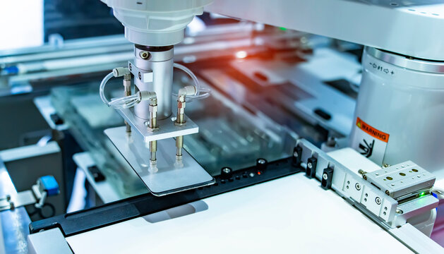 automatic mobile screen protector film or glass cover in manufacture phone factory