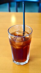 グラスに入ったアイスティー