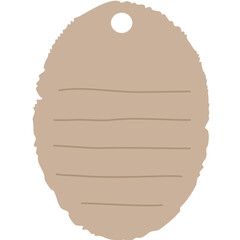 Round memo paper