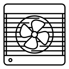 Naklejka premium Bathroom Fan Icon