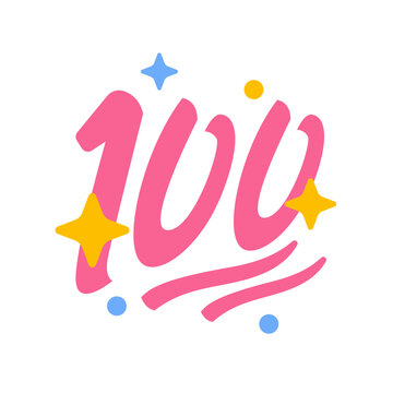 Hundred point sign emoji icon