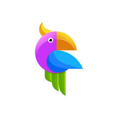 Parrot Logo Vector Design Template