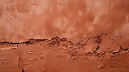 flat brown wall texture color-free photo, in the style of terracotta, thick impasto, vibrant