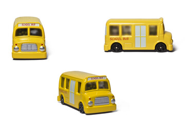 Isolated small car toy. has clipping path