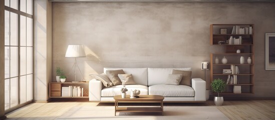 Obraz premium Living room s interior depicted in