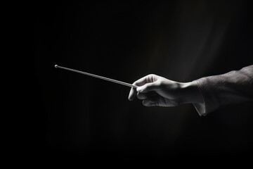 A person is shown holding a stick in their hand. This versatile image can be used to depict concepts such as power, control, authority, self-defense, or even a simple leisure activity.