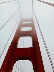 Golden Gate Bridge in fog
San Francisco, California, USA