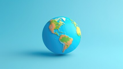 3d Illustration Earth Isolated Background