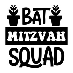 bat mitzvah squad svg
