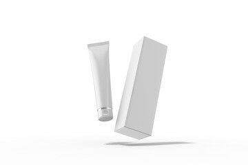 Floating of Cosmetic Tube with Box