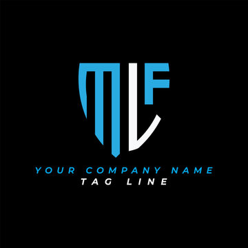 MKF letter logo creative design with vector graphic Pro Vector