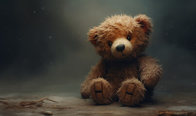 Dark, Teddy bear