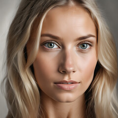 Fototapeta premium Portraits of Beautiful Women from Around the World.(Generative AI)