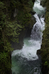 waterfall in the canyon