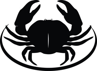 Crab vector, icon