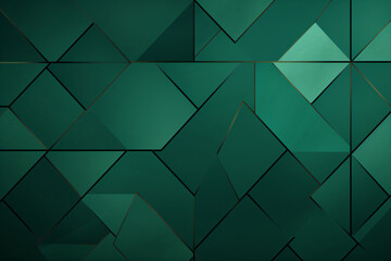 green color geometric background