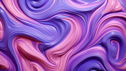 Fototapeta na wymiar Relief volumetric abstract pattern of colored putty obtained by mixing. Close-up. Copy space.