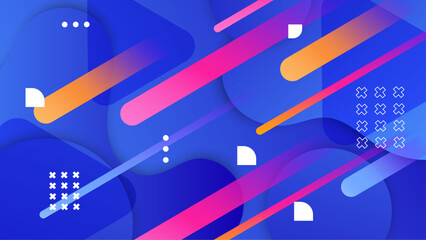 Colorful colourful gradient abstract background with geometric shape