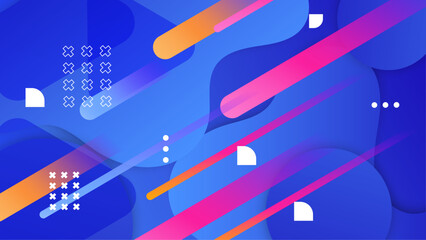 Colorful colourful vector abstract gradient shapes abstract background