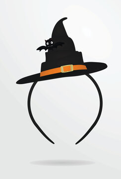 Halloween headband mask. vector illustration
