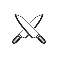 Obraz premium knife icon vector