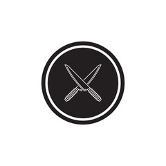 knife icon vector