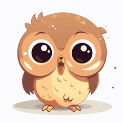Kawaii Owl Illustration
