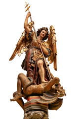 The Archangel Michael sculpture, St. Vitus Cathedral, Prague