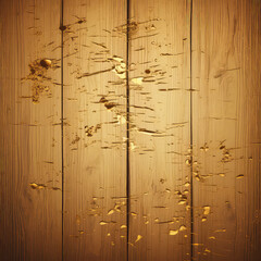 Vintage wood texture with gold background, decoration design
