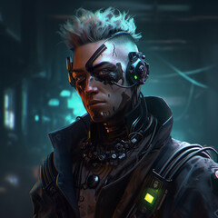 サイバーパンク系マン