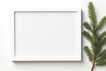 White frame mockup, farmhouse sign mockup 