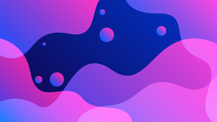 Abstract curvy gradient background with soft and modern color combination