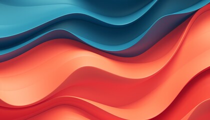 Wavy texture with a retro color palette, suitable for desktop wallpaper background