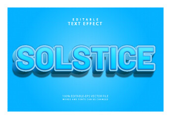 Solstice editable text effect 3 dimension emboss modern style