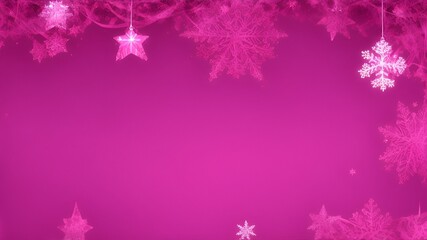 Naklejka na ściany i meble Christmas Magenta Color Background With Copy Space. Beautiful Christmas Background Images. Winter Christmas Background. Merry Christmas Images. Christmas Background Images Free Download