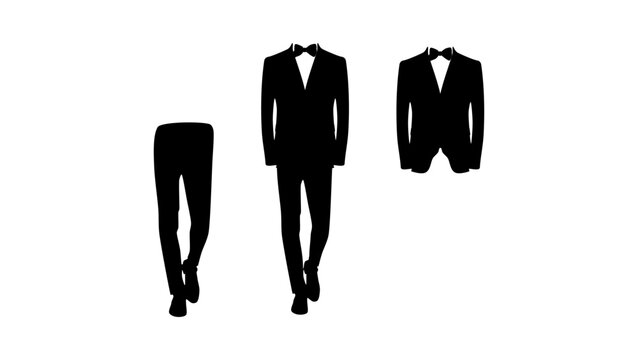 Wedding suit, formal dress, men's