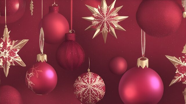 Christmas Maroon Background With Copy Space. Beautiful Christmas Background Wallpaper. Winter Christmas Background. Merry Christmas Images. Christmas Background Images Free Download