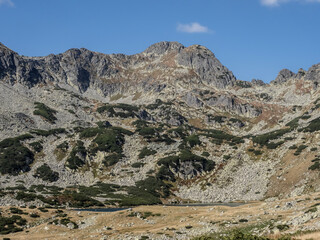 Mountain landscape in National Park Retezat, Romania. 