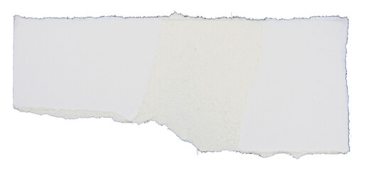 Pieces of torn scrapbook paper on transparent background png file