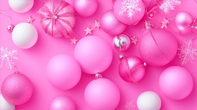 Pink Color Christmas Background With Copy Space. Beautiful Christmas Background Wallpaper. Winter Christmas Background. Merry Christmas Images. Christmas Background Images Free Download