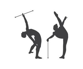 Baton Twirling, Twirling, Baton Twirling Bundle, Baton Twirling silhouette, Baton Twirling, Dance Gymnastics