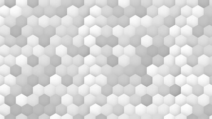 Honeycomb black and white background. Abstract geometric white texture background. 