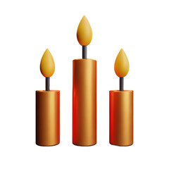 set of candles