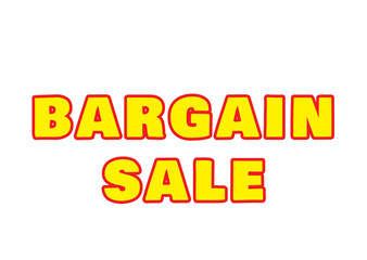 カラフルなセールの文字のイラスト