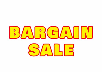 カラフルなセールの文字のイラスト