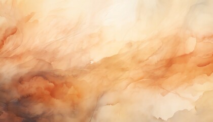 Abstract watercolor painting with a harmonious blend, Desktop wallpaper