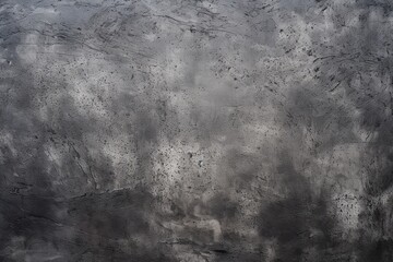 Decorative Textured Black Background with Gray Stains and Strokes